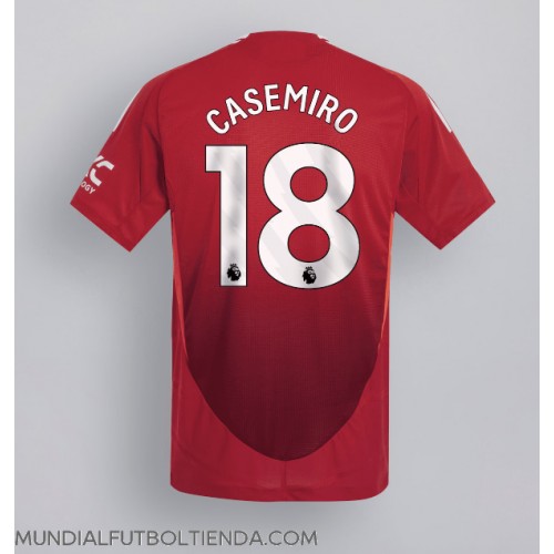 Camiseta Manchester United Casemiro #18 Primera Equipación Replica 2024-25 mangas cortas